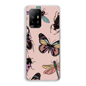 CaseCompany Tiny Bugs: Oppo A95 5G Transparant Hoesje