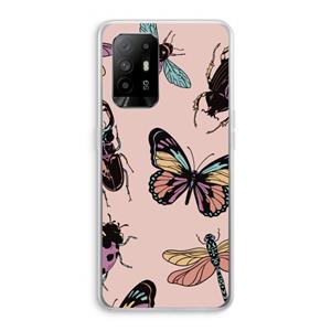 CaseCompany Tiny Bugs: Oppo A94 5G Transparant Hoesje