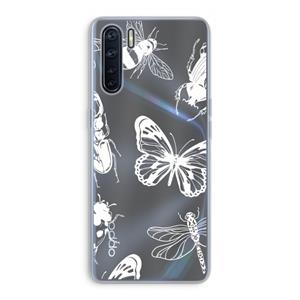 CaseCompany Tiny Bugs: Oppo A91 Transparant Hoesje