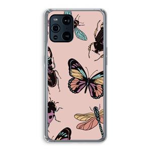 CaseCompany Tiny Bugs: Oppo Find X3 Pro Transparant Hoesje