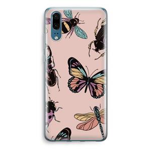 CaseCompany Tiny Bugs: Huawei P20 Transparant Hoesje