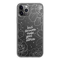 CaseCompany Good stories: iPhone 11 Pro Transparant Hoesje