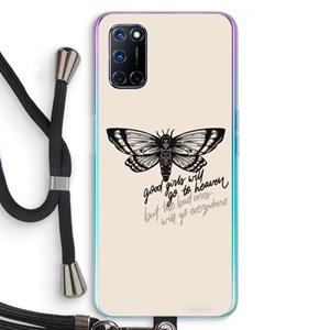 CaseCompany Good or bad: Oppo A92 Transparant Hoesje met koord