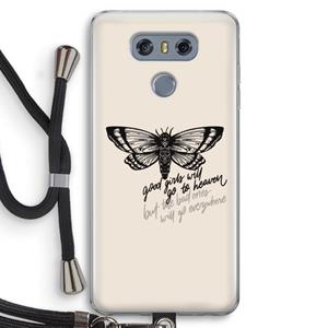 CaseCompany Good or bad: LG G6 Transparant Hoesje met koord