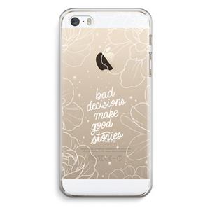 CaseCompany Good stories: iPhone 5 / 5S / SE Transparant Hoesje