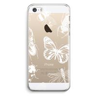 CaseCompany Tiny Bugs: iPhone 5 / 5S / SE Transparant Hoesje
