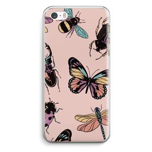 CaseCompany Tiny Bugs: iPhone 5 / 5S / SE Transparant Hoesje