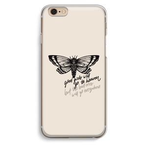 CaseCompany Good or bad: iPhone 6 / 6S Transparant Hoesje