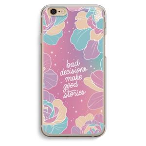 CaseCompany Good stories: iPhone 6 / 6S Transparant Hoesje