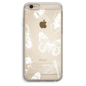 CaseCompany Tiny Bugs: iPhone 6 Plus / 6S Plus Transparant Hoesje