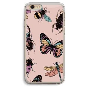 CaseCompany Tiny Bugs: iPhone 6 Plus / 6S Plus Transparant Hoesje