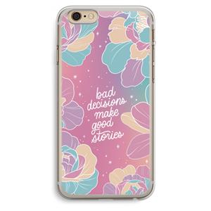 CaseCompany Good stories: iPhone 6 Plus / 6S Plus Transparant Hoesje