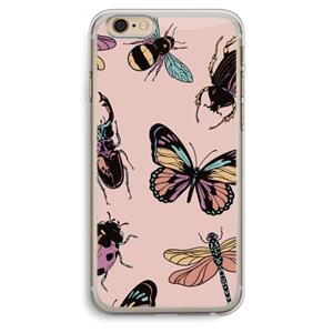 CaseCompany Tiny Bugs: iPhone 6 Plus / 6S Plus Transparant Hoesje