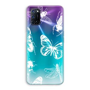 CaseCompany Tiny Bugs: Oppo A92 Transparant Hoesje