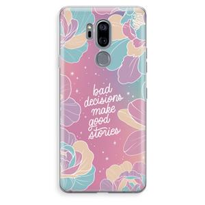 CaseCompany Good stories: LG G7 Thinq Transparant Hoesje