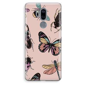 CaseCompany Tiny Bugs: LG G7 Thinq Transparant Hoesje