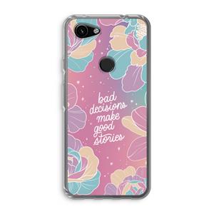 CaseCompany Good stories: Google Pixel 3a Transparant Hoesje