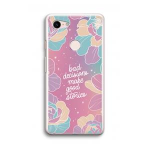 CaseCompany Good stories: Google Pixel 3 Transparant Hoesje