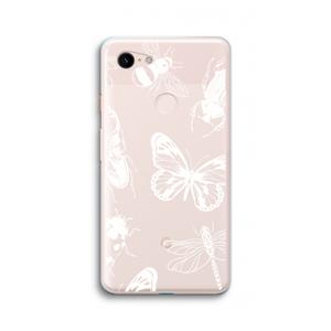 CaseCompany Tiny Bugs: Google Pixel 3 XL Transparant Hoesje