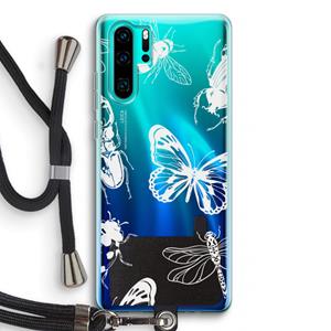 CaseCompany Tiny Bugs: Huawei P30 Pro Transparant Hoesje met koord