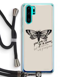 CaseCompany Good or bad: Huawei P30 Pro Transparant Hoesje met koord