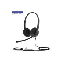 UH34 Lite Dual Teams Yealink UH34 Lite Headset Wired Head-band Office/Call center Black