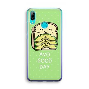 CaseCompany Avo Good Day: Huawei P Smart (2019) Transparant Hoesje