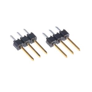 Molex 901200763 2.54mm Pitch C-Grid III Header, Single Row, Vertical, 3 Circuits, 0.38µm Gold (Au)