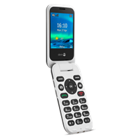 doro 6820 Senioren clamshell telefoon Met laadstation Zwart