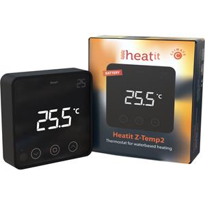 Wandthermostaat Z-Wave Plus Z-Temp2 - Zwart