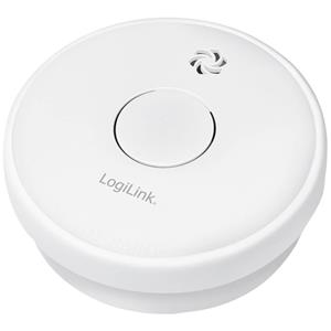 LogiLink Smoke detector with replaceable zinc carbon battery 1 year battery