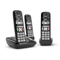 Gigaset A735A Trio Dect telefoon Zwart