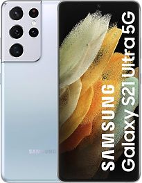 Samsung Galaxy S21 Ultra 5G Dual SIM 128GB zilver - refurbished