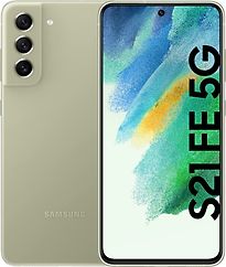 Samsung Galaxy S21 FE 5G Dual SIM 128GB olijf - refurbished