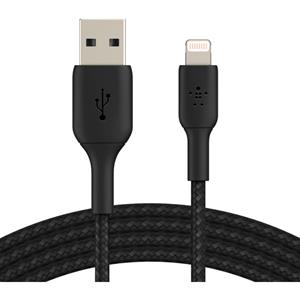 Belkin Belkin Lightning Lade/Sync Kabel ummantelt mfi 1m schwarz