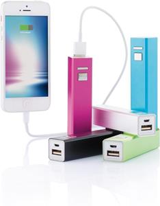 XD Design 2.200 mAh powerbank (Kleur: grijs)