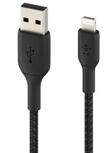 Belkin Belkin Lightning Lade/Sync Kabel ummantelt mfi 3m schwarz