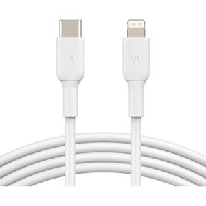 Belkin Belkin Lightning/USB-C Kabel PVC, mfi zertifiziert, 1m, weiÃŸ