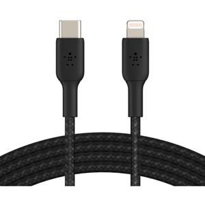 Belkin BOOSTCHARGE gevlochten USB-C naar Lightning kabel