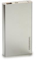 Grundig Powerbank 4000 Mah 11 Cm Silber