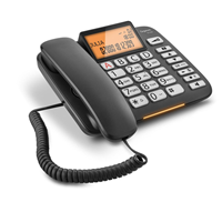 GIGASET DL580 Analog telephone Caller ID Black
