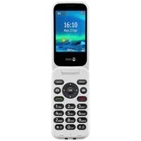 Doro 6880 Senioren clamshell telefoon Met laadstation Rood