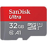 SanDisk microSDHC Ultra + Adapter  Mobile  microSDHC-Karte 32GB Class 10, UHS-I inkl. SD-Adapter