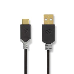 Nedis Usb-kabel - Antraciet - 1.00 M