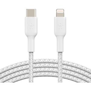 Belkin BOOSTCHARGE gevlochten USB-C naar Lightning