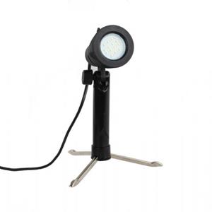 Falcon Eyes statieflamp led 4W 27 cm staal zwart 2-delig