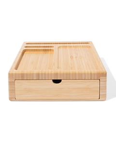 HEMA Organizer Met Draadloze Oplader Bamboe
