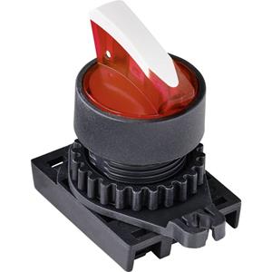 TRU COMPONENTS S2SRN-L3AR Keuzeschakelaar Tuimel Rood 1 x 90 ° 1 stuk(s)