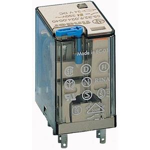 Finder 55.32.9.048.0090 Steekrelais 48 V/DC 10 A 2x wisselcontact 1 stuk(s)