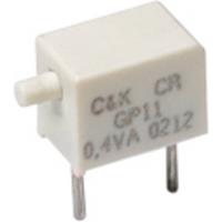 c&kswitches C & K Switches GP12MCBE Druktoets 20 V, 20 V/DC 1x aan/(aan) IP57 1 stuk(s) Bulk